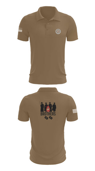 Short Sleeve Performance Polo, Wpns 1/8 Mortars, , Teamtime, Team time, sublimation, custom sports apparel, team uniforms, spirit wear, spiritwear, sports uniforms, custom shirts, team store, custom team store, fundraiser sports, apparel fundraiser