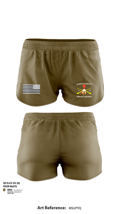 Alpha Company 1-138th Infantry Regiment 86891833 Ranger Panties - 103
