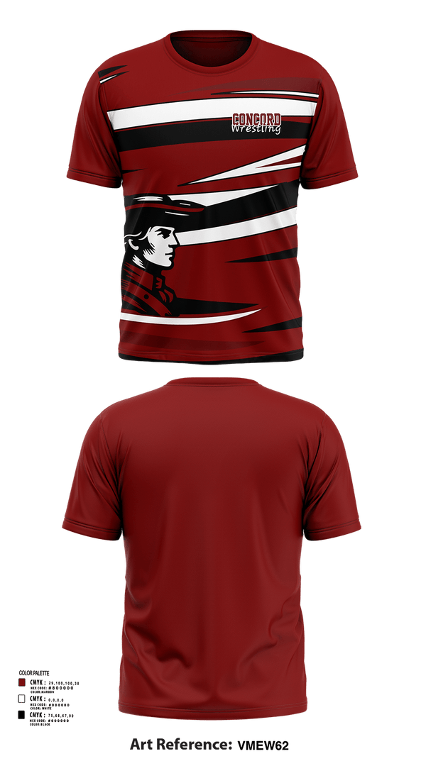 Short Sleeve Performance Shirt, Concord Raiders, Wrestling, Teamtime, Team time, sublimation, custom sports apparel, team uniforms, spirit wear, spiritwear, sports uniforms, custom shirts, team store, custom team store, fundraiser sports, apparel fundraiser
