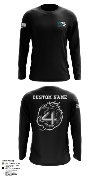 Long Sleeve Performance Shirt, 55th COMCAM 4th PLT, , Teamtime, Team time, sublimation, custom sports apparel, team uniforms, spirit wear, spiritwear, sports uniforms, custom shirts, team store, custom team store, fundraiser sports, apparel fundraiser