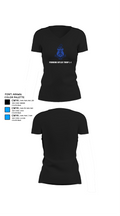 Pershing Rifles Troop L-1 10347059 Women's Short Sleeve V-neck Shirt - 24