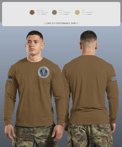 Long Sleeve Performance Shirt, PREVENTATIVE MEDICINE, , Teamtime, Team time, sublimation, custom sports apparel, team uniforms, spirit wear, spiritwear, sports uniforms, custom shirts, team store, custom team store, fundraiser sports, apparel fundraiser