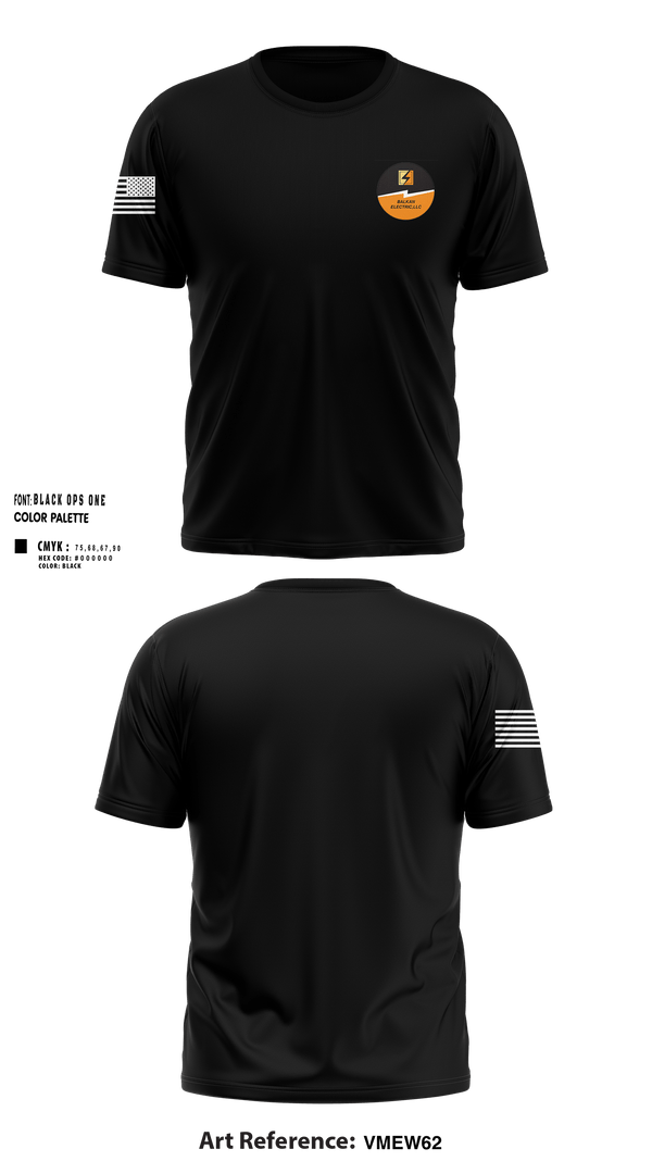 Short Sleeve Performance Shirt, Balkan Electric, , Teamtime, Team time, sublimation, custom sports apparel, team uniforms, spirit wear, spiritwear, sports uniforms, custom shirts, team store, custom team store, fundraiser sports, apparel fundraiser