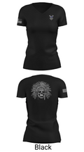 2-23IN CRAZYHORSE CO. 51563719 Women's Short Sleeve V-neck Shirt - 28