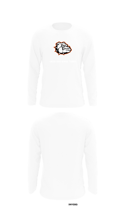 Green High School Tennis 24665929 Long Sleeve Performance Shirt 8