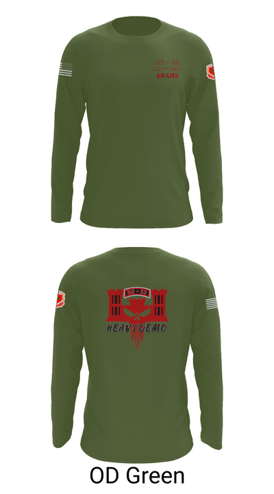 CESD Bravo 35th Engineer Battalion 45351759 Long Sleeve Performance Shirt 46