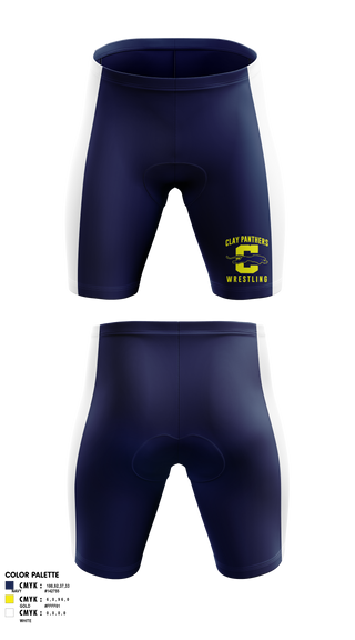 Mens Compression Shorts, Clay Panthers, Wrestling, Teamtime, Team time, sublimation, custom sports apparel, team uniforms, spirit wear, spiritwear, sports uniforms, custom shirts, team store, custom team store, fundraiser sports, apparel fundraiser
