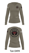 593rd esc 84588432 Women's Long Sleeve V-neck Shirt - 77