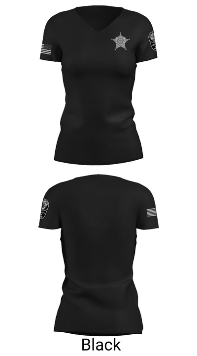 Rockbridge County SWAT 87901161 Women's Short Sleeve V-neck Shirt - 27