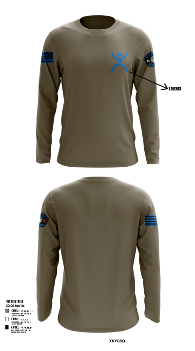 Monterey  Park 19917874 Long Sleeve Performance Shirt 110