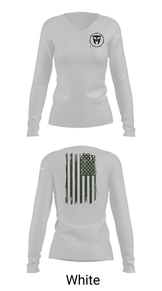 Womens Long Sleeve Vneck Shirt, Travis Manion, , Teamtime, Team time, sublimation, custom sports apparel, team uniforms, spirit wear, spiritwear, sports uniforms, custom shirts, team store, custom team store, fundraiser sports, apparel fundraiser