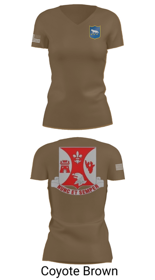 Womens Short Sleeve Vneck Shirt, 2/196th RTI, , Teamtime, Team time, sublimation, custom sports apparel, team uniforms, spirit wear, spiritwear, sports uniforms, custom shirts, team store, custom team store, fundraiser sports, apparel fundraiser