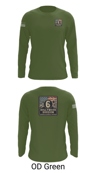 Long Sleeve Performance Shirt, Hollywood Division, Police, Teamtime, Team time, sublimation, custom sports apparel, team uniforms, spirit wear, spiritwear, sports uniforms, custom shirts, team store, custom team store, fundraiser sports, apparel fundraiser