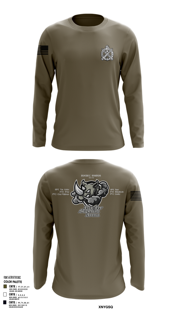 Long Sleeve Performance Shirt, Rocket Rhinos, , Teamtime, Team time, sublimation, custom sports apparel, team uniforms, spirit wear, spiritwear, sports uniforms, custom shirts, team store, custom team store, fundraiser sports, apparel fundraiser