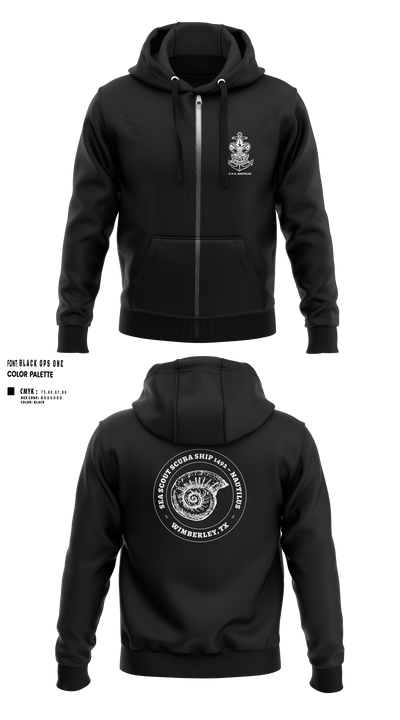 Scuba Ship 1492 63860493 Zip Hoodie - 3