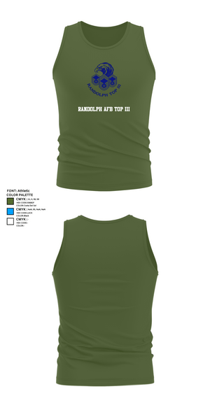 Tank Top, Randolph AFB Top III, , Teamtime, Team time, sublimation, custom sports apparel, team uniforms, spirit wear, spiritwear, sports uniforms, custom shirts, team store, custom team store, fundraiser sports, apparel fundraiser