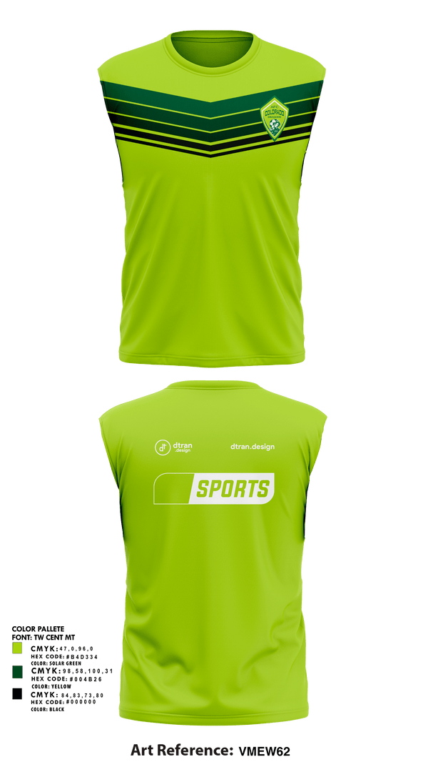 Sleeveless Performance Shirt, AFC Colorado Dragons, Men's Soccer, Teamtime, Team time, sublimation, custom sports apparel, team uniforms, spirit wear, spiritwear, sports uniforms, custom shirts, team store, custom team store, fundraiser sports, apparel fundraiser