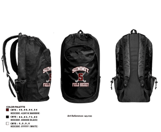 Gear Bag, Rockwood Summit Falcons Field Hockey, Field Hockey, Teamtime, Team time, sublimation, custom sports apparel, team uniforms, spirit wear, spiritwear, sports uniforms, custom shirts, team store, custom team store, fundraiser sports, apparel fundraiser