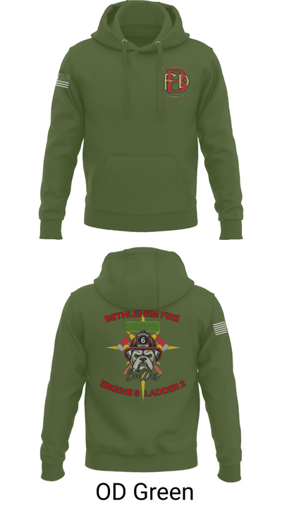 Bethlehem Fire Department E6/L2 76830300 Hoodie - 58