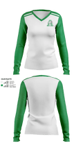 Albuquerque High School Tennis 89984516 Women's Long Sleeve V-neck Shirt - 1