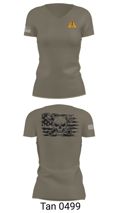 FOX 2-55ADA 481979 Women's Short Sleeve V-neck Shirt - 68