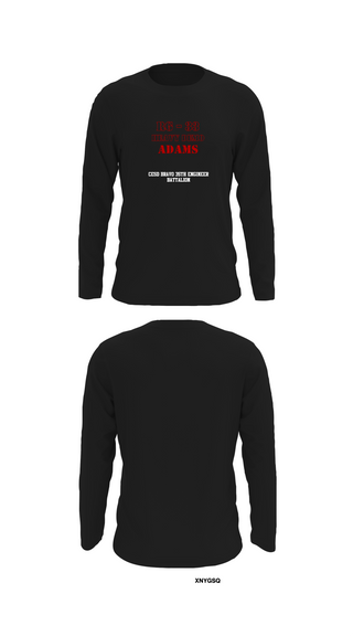 Long Sleeve Performance Shirt, CESD Bravo 35th Engineer Battalion, , Teamtime, Team time, sublimation, custom sports apparel, team uniforms, spirit wear, spiritwear, sports uniforms, custom shirts, team store, custom team store, fundraiser sports, apparel fundraiser
