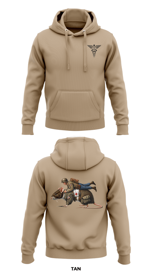 Hoodie, Ratpack 1-319th AFAR 82nd ABN, , Teamtime, Team time, sublimation, custom sports apparel, team uniforms, spirit wear, spiritwear, sports uniforms, custom shirts, team store, custom team store, fundraiser sports, apparel fundraiser