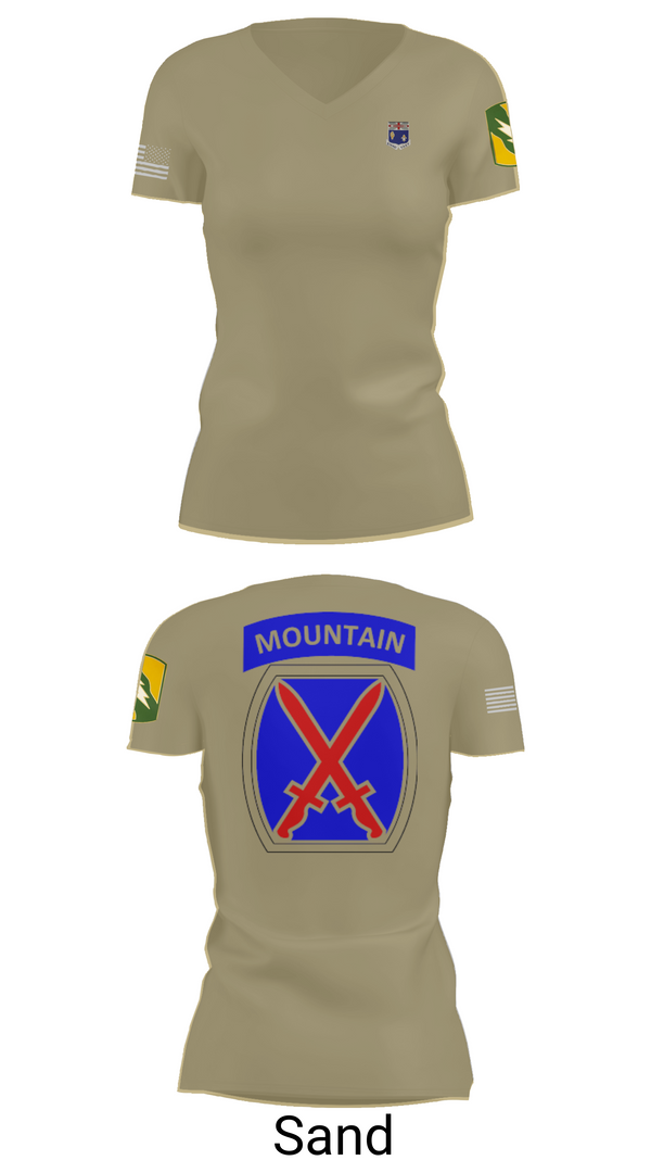 Womens Short Sleeve Vneck Shirt, 1-155th, , Teamtime, Team time, sublimation, custom sports apparel, team uniforms, spirit wear, spiritwear, sports uniforms, custom shirts, team store, custom team store, fundraiser sports, apparel fundraiser