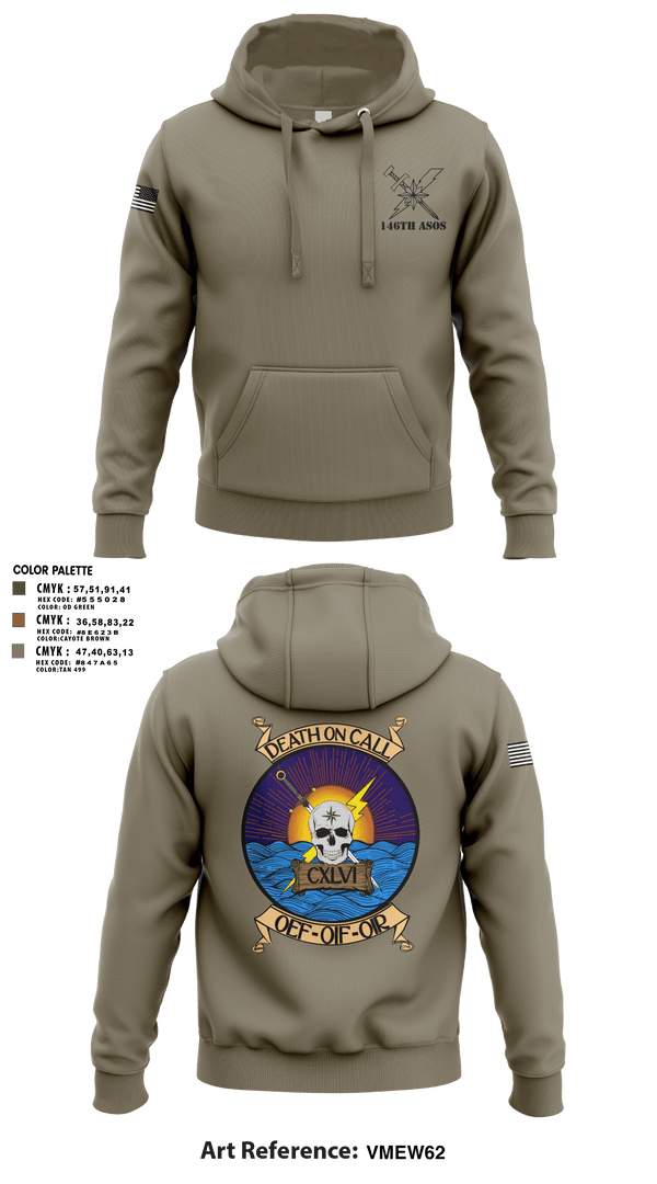Hoodie, 146th ASOS, Air Force, Teamtime, Team time, sublimation, custom sports apparel, team uniforms, spirit wear, spiritwear, sports uniforms, custom shirts, team store, custom team store, fundraiser sports, apparel fundraiser
