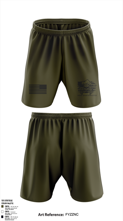 900th QUARTERMASTER 12047177 Athletic Shorts With Pockets - 2