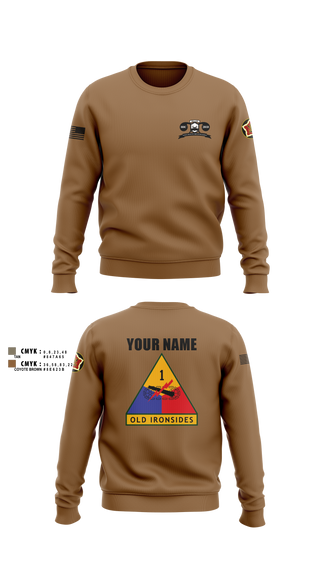 Crew Neck Sweatshirt, Recon2, Army, Teamtime, Team time, sublimation, custom sports apparel, team uniforms, spirit wear, spiritwear, sports uniforms, custom shirts, team store, custom team store, fundraiser sports, apparel fundraiser