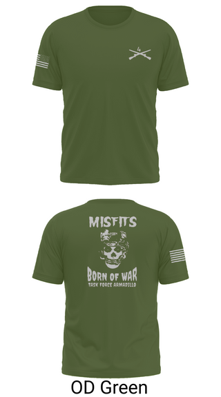 Old School Cotton Feel Shirt, 4th platoon misfits, Army, Teamtime, Team time, sublimation, custom sports apparel, team uniforms, spirit wear, spiritwear, sports uniforms, custom shirts, team store, custom team store, fundraiser sports, apparel fundraiser