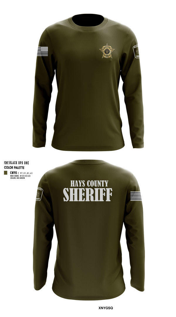 Long Sleeve Performance Shirt, Hays County Sheriff’s Office, , Teamtime, Team time, sublimation, custom sports apparel, team uniforms, spirit wear, spiritwear, sports uniforms, custom shirts, team store, custom team store, fundraiser sports, apparel fundraiser