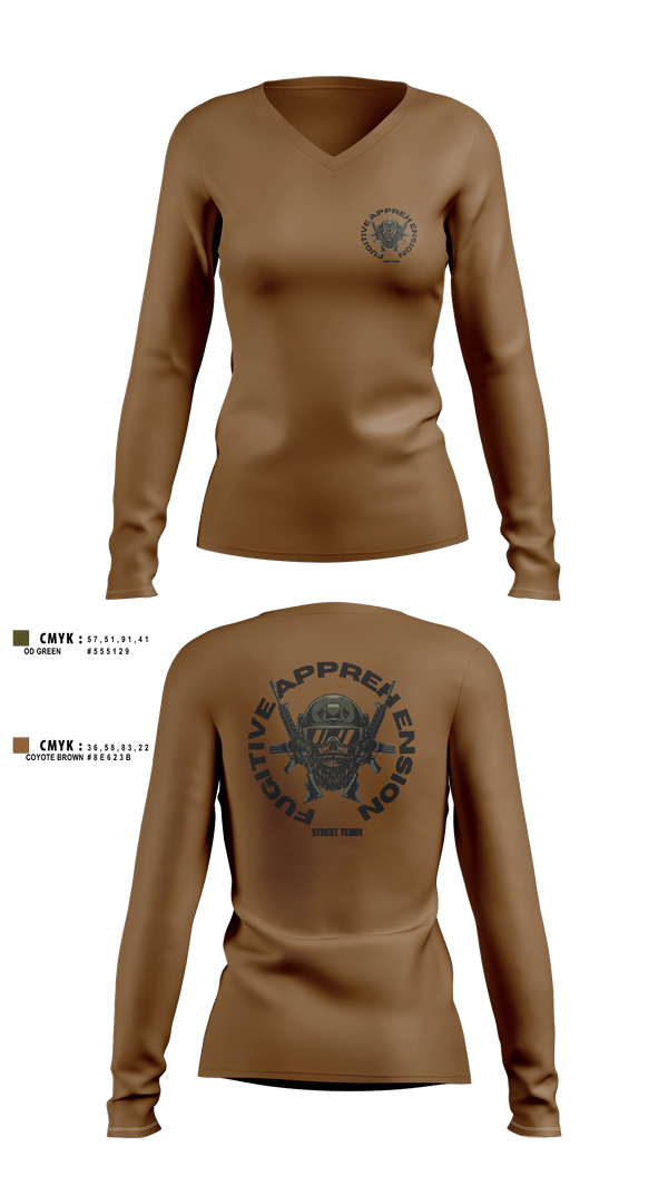 Womens Long Sleeve Vneck Shirt, F.A.S.T., , Teamtime, Team time, sublimation, custom sports apparel, team uniforms, spirit wear, spiritwear, sports uniforms, custom shirts, team store, custom team store, fundraiser sports, apparel fundraiser