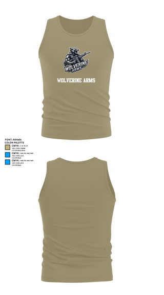 Tank Top, Wolverine Arms, , Teamtime, Team time, sublimation, custom sports apparel, team uniforms, spirit wear, spiritwear, sports uniforms, custom shirts, team store, custom team store, fundraiser sports, apparel fundraiser