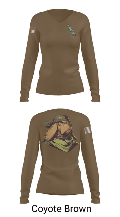 Supply Chain Management 82795963 Women's Long Sleeve V-neck Shirt - 17