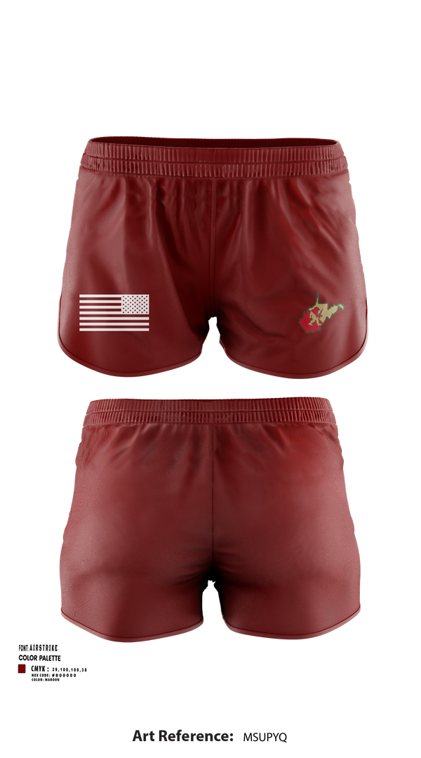 Ranger Panties, 1528th FSC (SO) (A), , Teamtime, Team time, sublimation, custom sports apparel, team uniforms, spirit wear, spiritwear, sports uniforms, custom shirts, team store, custom team store, fundraiser sports, apparel fundraiser