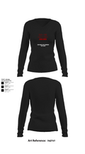 CESD Bravo 35th Engineer Battalion 45351759 Women's Long Sleeve V-neck Shirt - 22