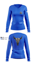 VP-26 Aircrew Association 18137881 Women's Long Sleeve V-neck Shirt - 3