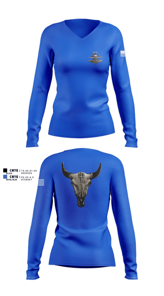 Womens Long Sleeve Vneck Shirt, VP-26 Aircrew Association, , Teamtime, Team time, sublimation, custom sports apparel, team uniforms, spirit wear, spiritwear, sports uniforms, custom shirts, team store, custom team store, fundraiser sports, apparel fundraiser