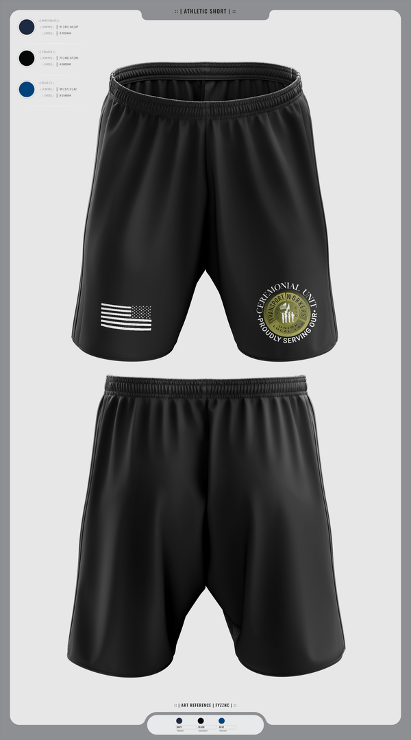Athletic Shorts With Pockets, Twu Local 100 Ceremonial Unit & Honor Guard, , Teamtime, Team time, sublimation, custom sports apparel, team uniforms, spirit wear, spiritwear, sports uniforms, custom shirts, team store, custom team store, fundraiser sports, apparel fundraiser