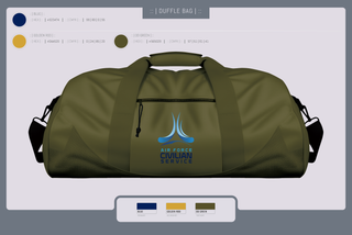 Duffle Bag, 9th Civil Engineer Squadron, , Teamtime, Team time, sublimation, custom sports apparel, team uniforms, spirit wear, spiritwear, sports uniforms, custom shirts, team store, custom team store, fundraiser sports, apparel fundraiser