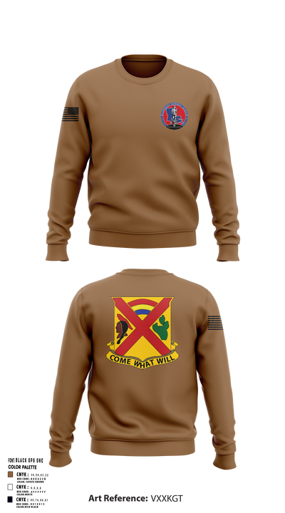 Charley troop 2-108 CAV 33316254 Crew Neck Sweatshirt - 103
