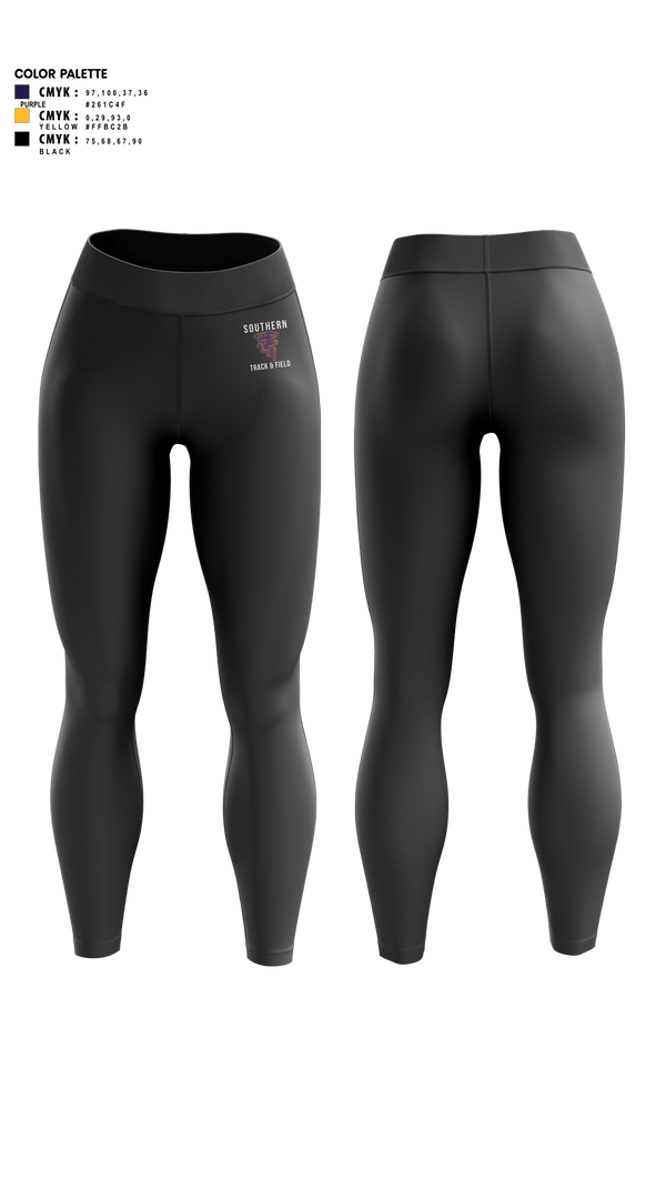 Womens Leggings, Southern Middle School Track and Field, Track & Field, Teamtime, Team time, sublimation, custom sports apparel, team uniforms, spirit wear, spiritwear, sports uniforms, custom shirts, team store, custom team store, fundraiser sports, apparel fundraiser