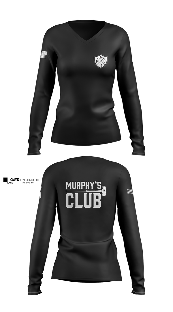 Womens Long Sleeve Vneck Shirt, UofSC Army ROTC, Army, Teamtime, Team time, sublimation, custom sports apparel, team uniforms, spirit wear, spiritwear, sports uniforms, custom shirts, team store, custom team store, fundraiser sports, apparel fundraiser