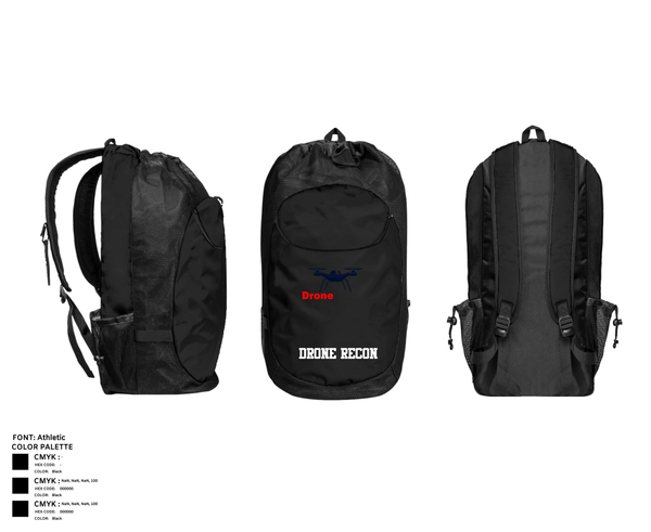 Gear Bag, DRONE RECON, , Teamtime, Team time, sublimation, custom sports apparel, team uniforms, spirit wear, spiritwear, sports uniforms, custom shirts, team store, custom team store, fundraiser sports, apparel fundraiser