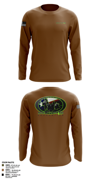 Long Sleeve Performance Shirt, Sector K9 Foundation, , Teamtime, Team time, sublimation, custom sports apparel, team uniforms, spirit wear, spiritwear, sports uniforms, custom shirts, team store, custom team store, fundraiser sports, apparel fundraiser