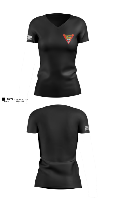MAG 16 22660153 Women's Short Sleeve V-neck Shirt - 1