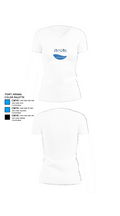 J’s Pool Solutions 53476813 Women's Short Sleeve V-neck Shirt - 18