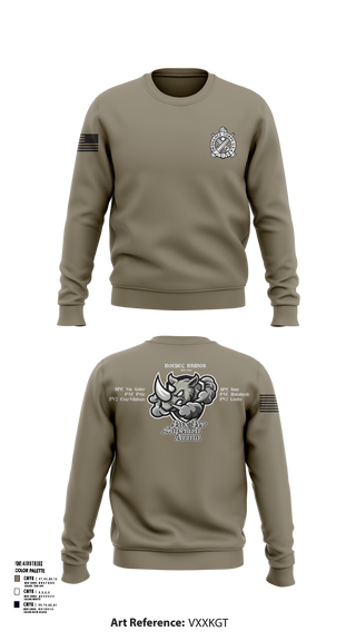 Crew Neck Sweatshirt, Rocket Rhinos, , Teamtime, Team time, sublimation, custom sports apparel, team uniforms, spirit wear, spiritwear, sports uniforms, custom shirts, team store, custom team store, fundraiser sports, apparel fundraiser